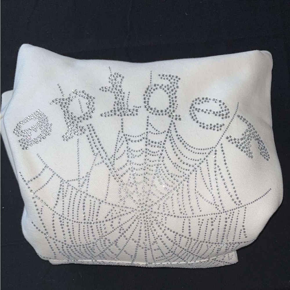 A white spider hoodie